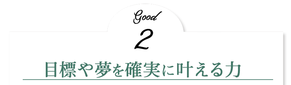 目標や夢を確実に叶える力