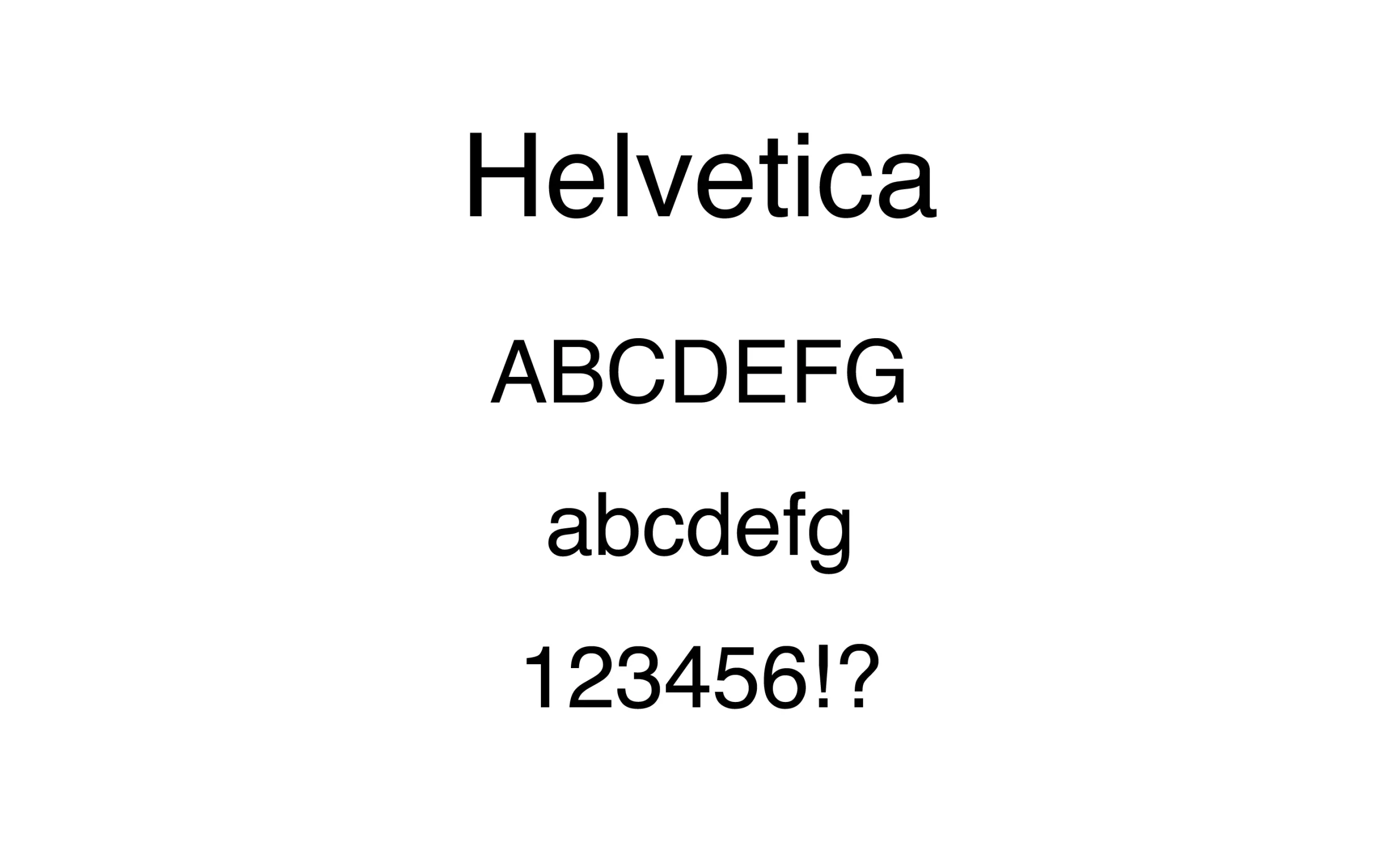 Helvetica