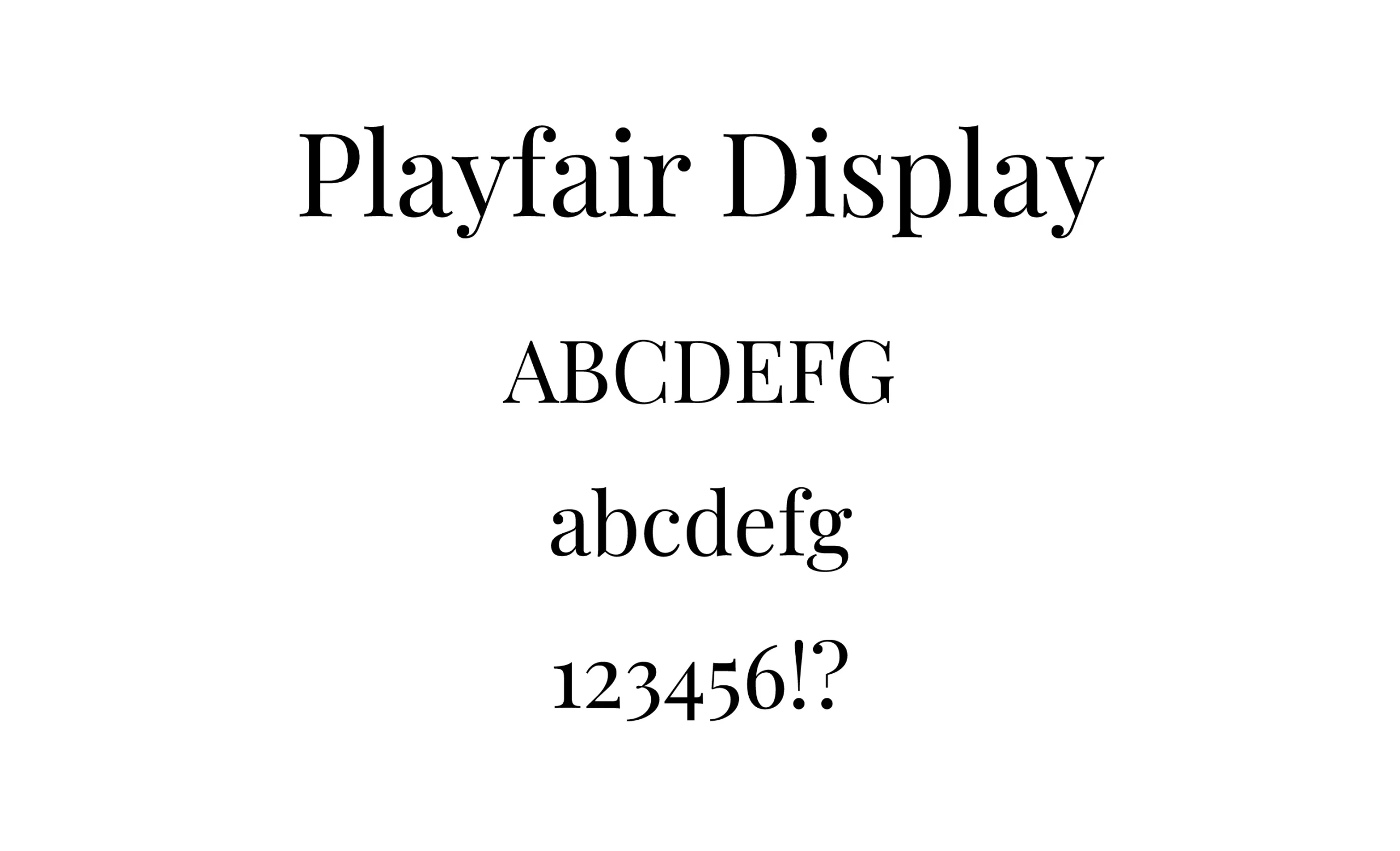 Playfair Display