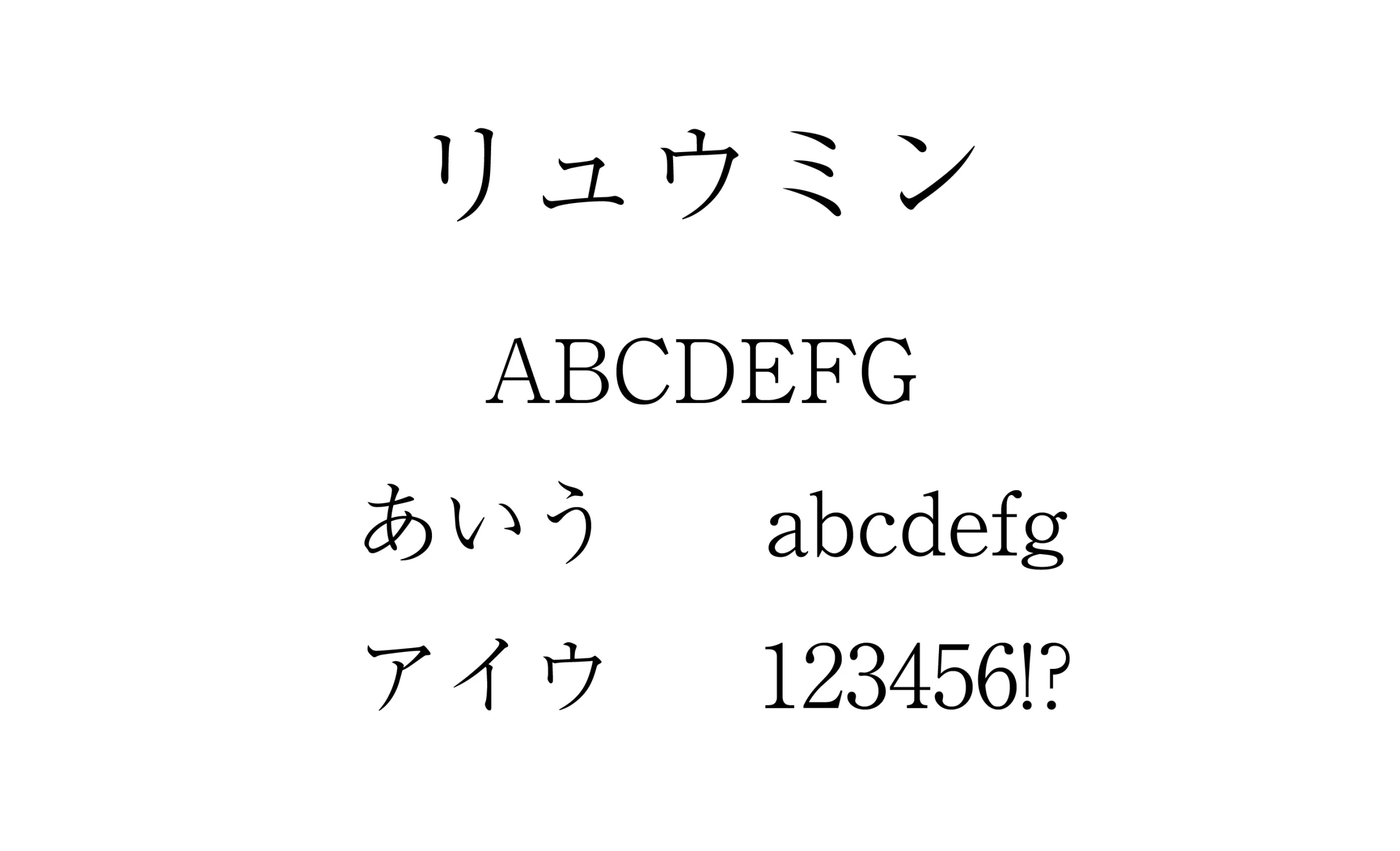 リュウミン