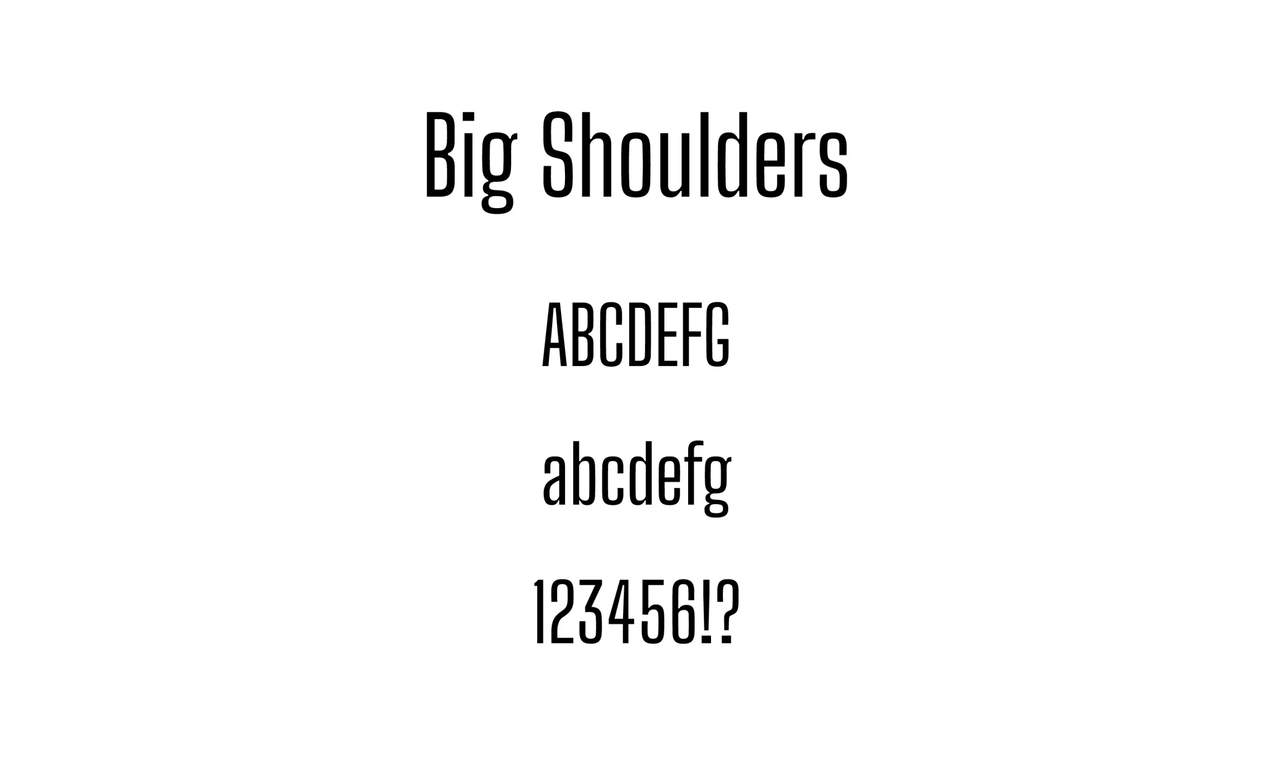 Big Shoulders