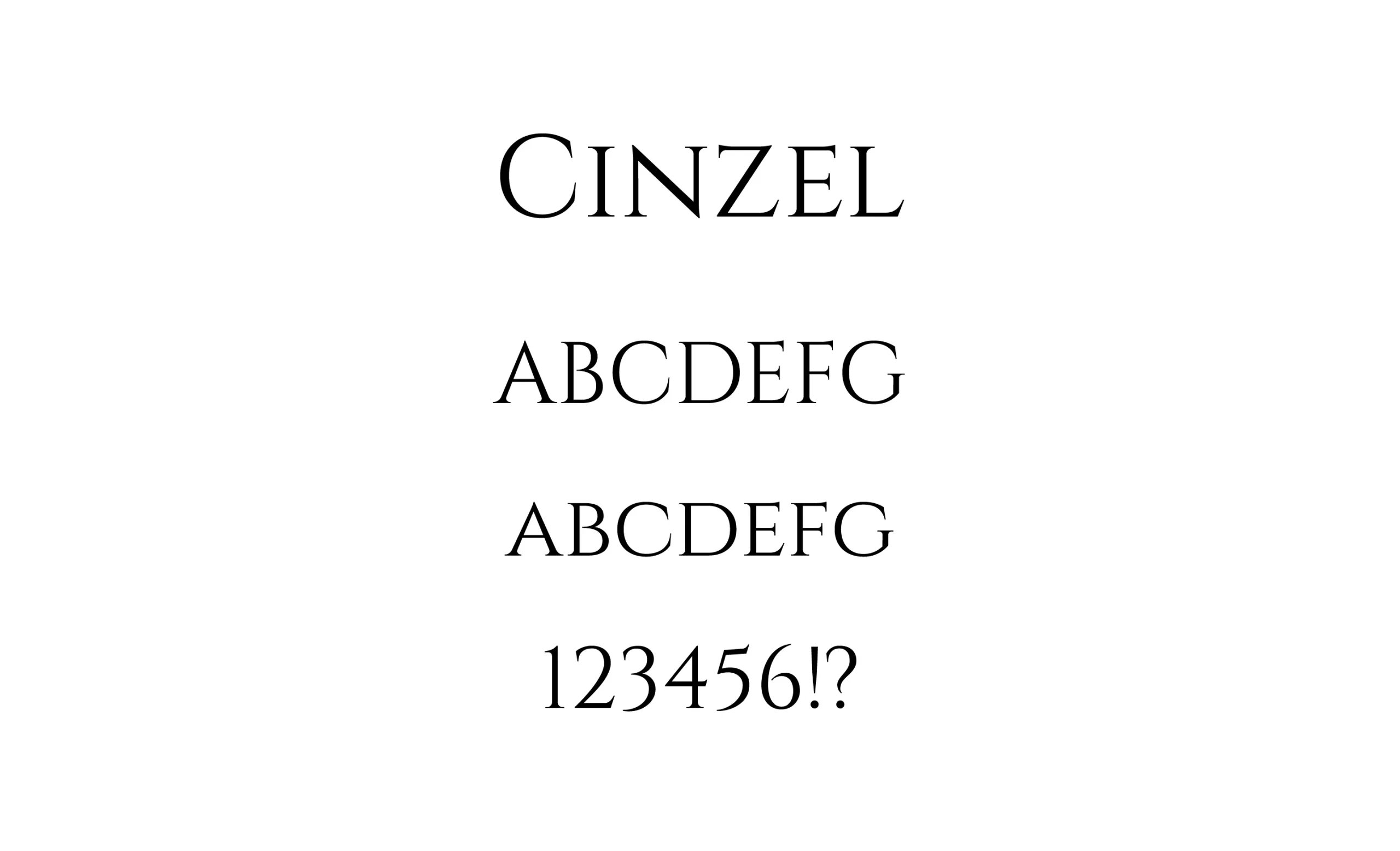 Cinzel