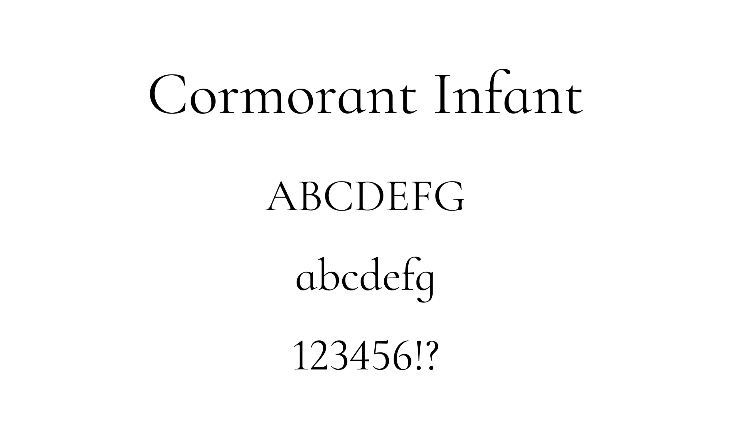 Cormorant Infant