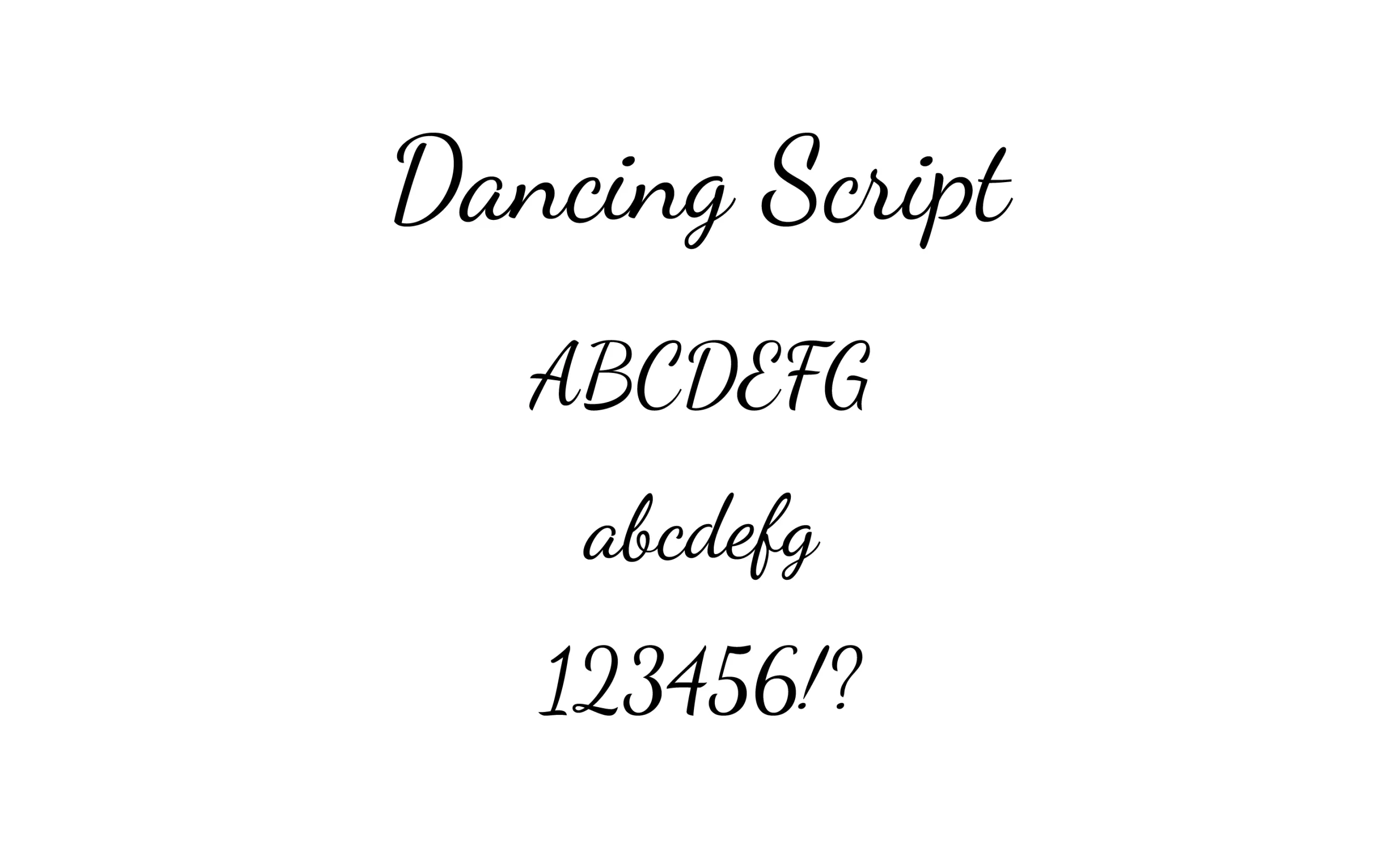 Dancing Script
