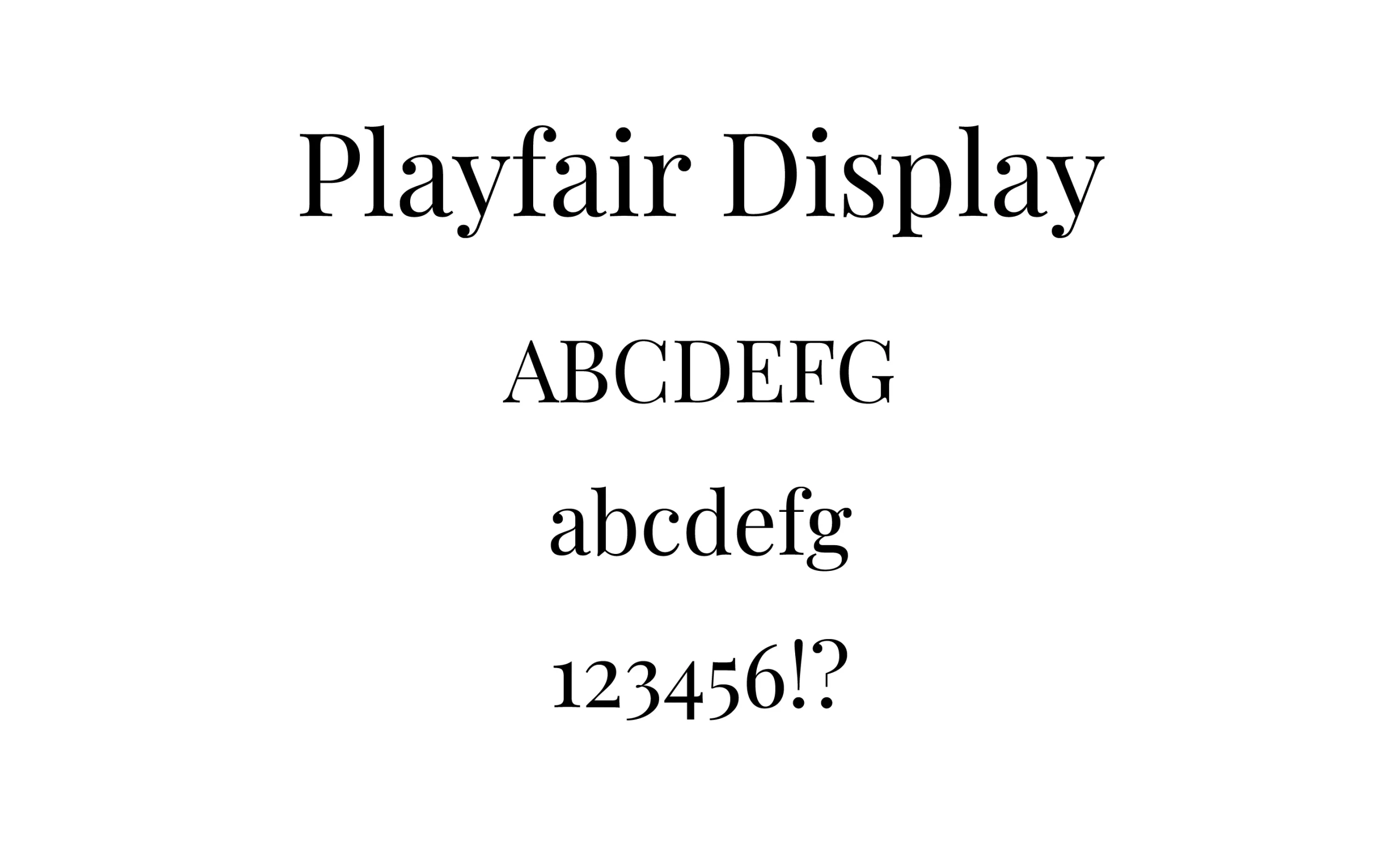 Playfair Display