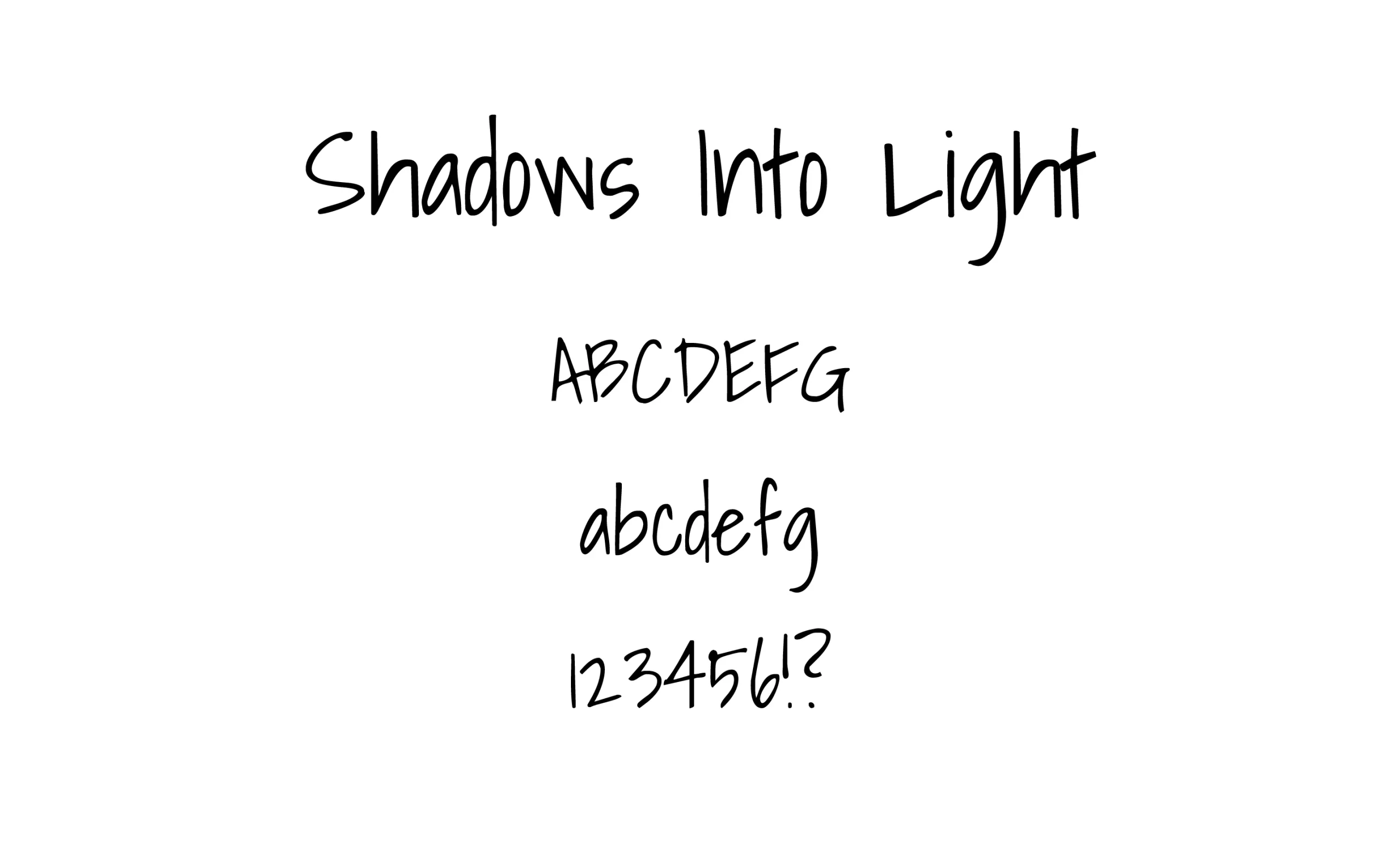 Shadows Into Light