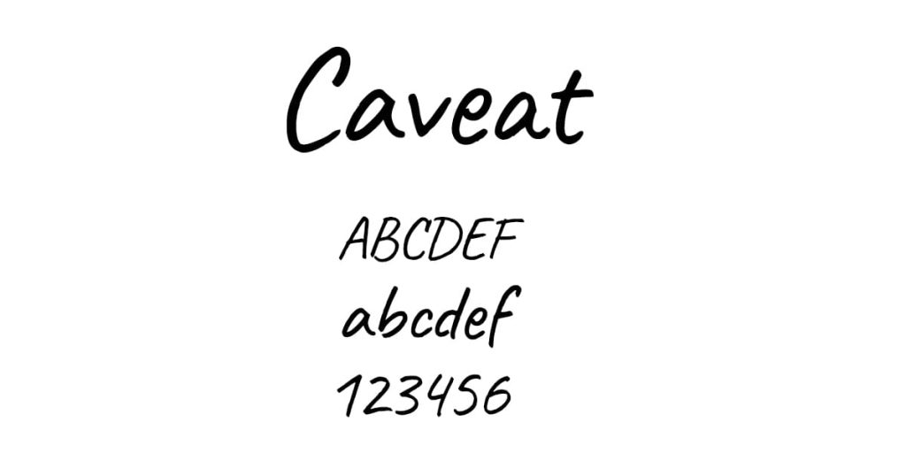 Caveat