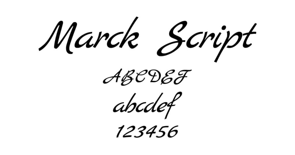 Marck Script