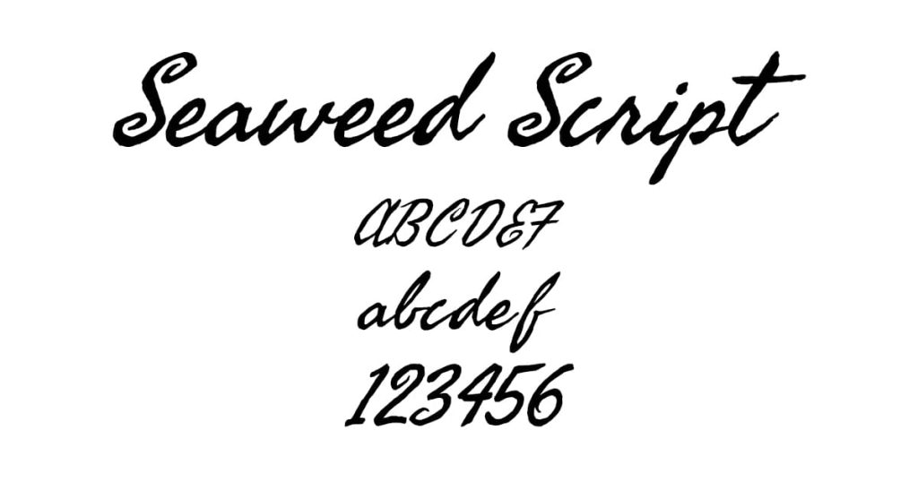 Seaweed Script